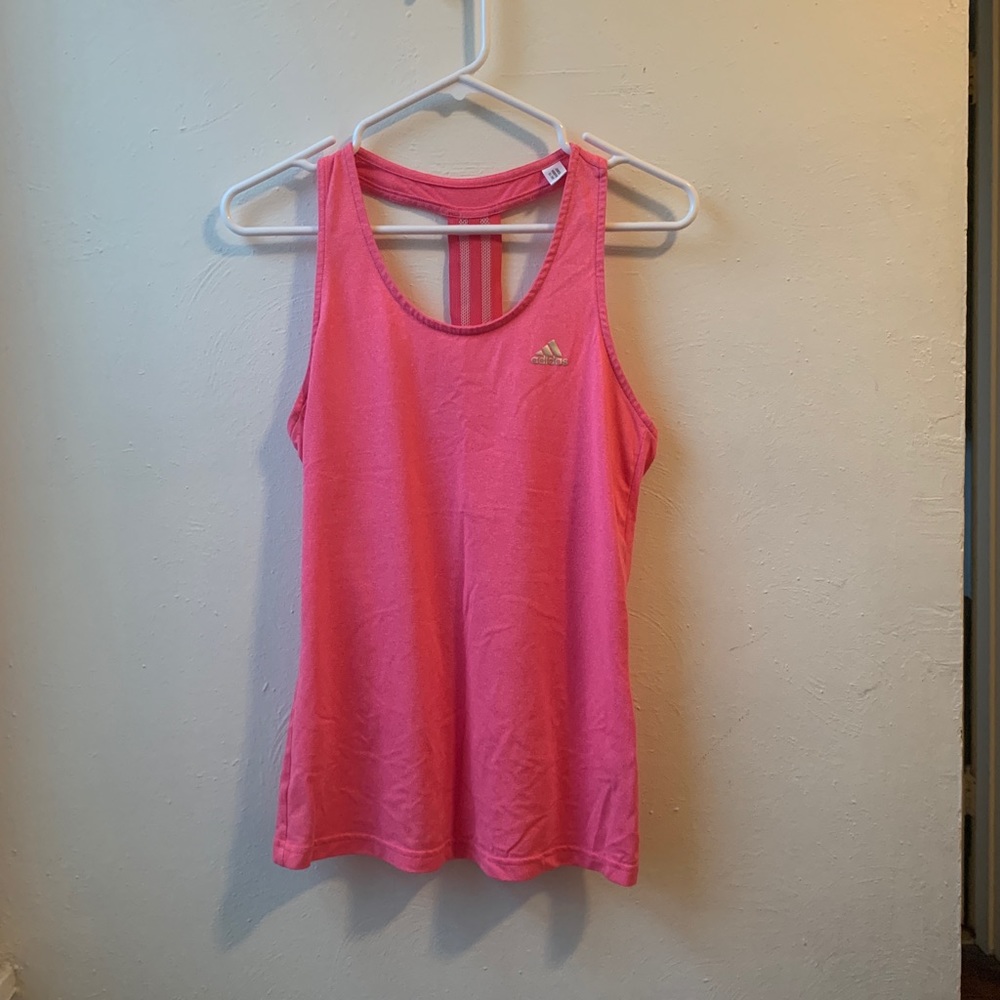 Adidas Bright Pink Climalite Tank Top